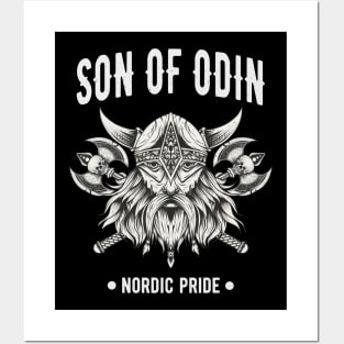 Viking Warrior Son Of Odin Norse Mythology Asatru Posters and Art